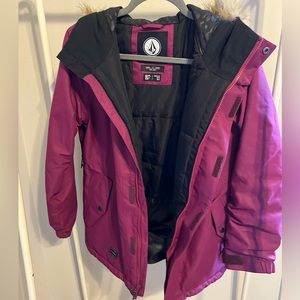 Girls XL/14 Volcom Ski/snowboard jacket